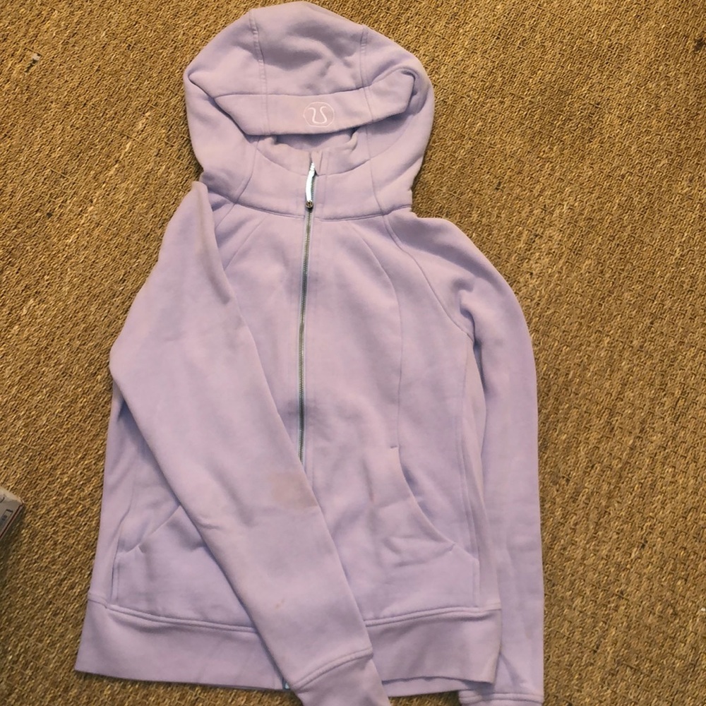 Purple Lululemon scuba hoodie